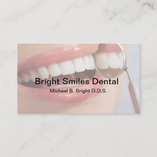 Dental Office Nice Smile Business Card