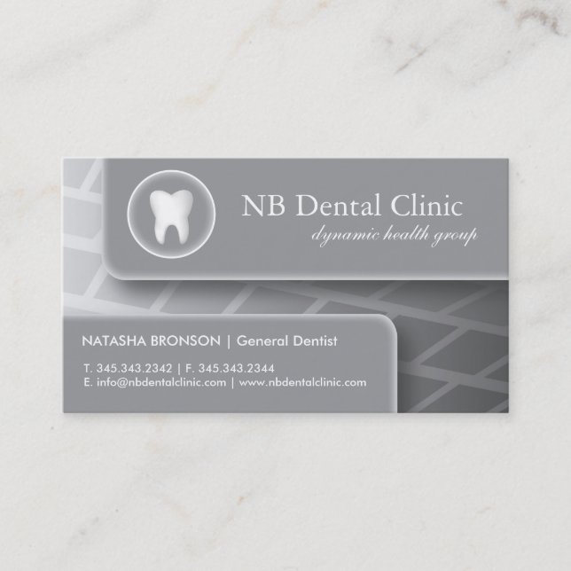 Dental / Orthopedist Business Cards (Front)