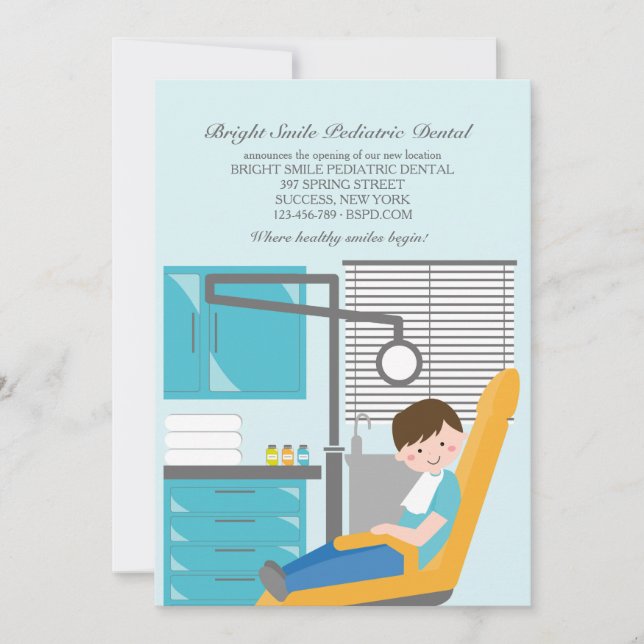 Dental Patient Dentist Announcement (Front)