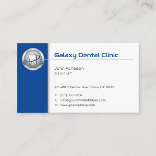 dental practice   Medical Professional Business Card