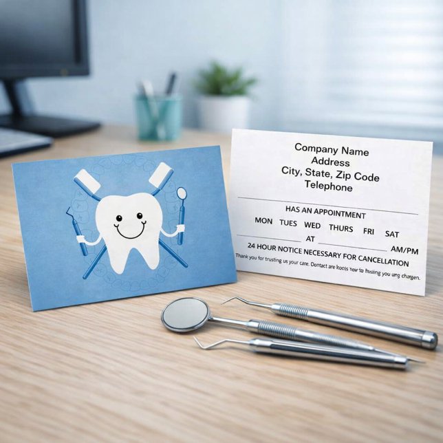 Dental Reminder Appointment Cards (Creator Uploaded)