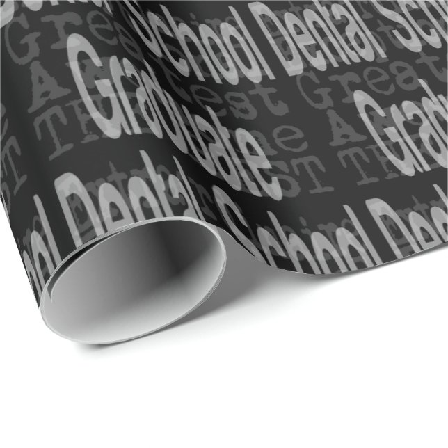 Dental School Graduate Extraordinaire Wrapping Paper (Roll Corner)