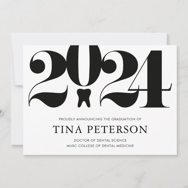 Dental School Graduation Announcement (Front)