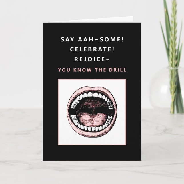 Dental School Graduation Card (Front)