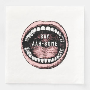 Dental School Graduation Party Napkin