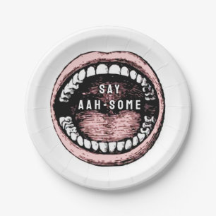 Dental School Graduation Party Paper Dinner Napkin Paper Plate