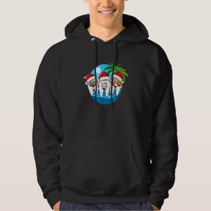 Dental Squad Christmas In July Tropical Beach Summ Hoodie