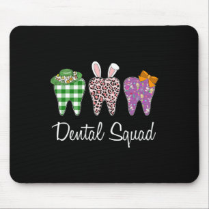 Dental Squad Easter Day Fun Tooth Dental Istant De Mouse Pad