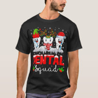 Dental Squad Teeth Santa Reindeer Christmas Men Wo