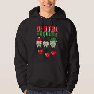 Dental Squad Tooth Christmas Dental Assistant Cool Hoodie