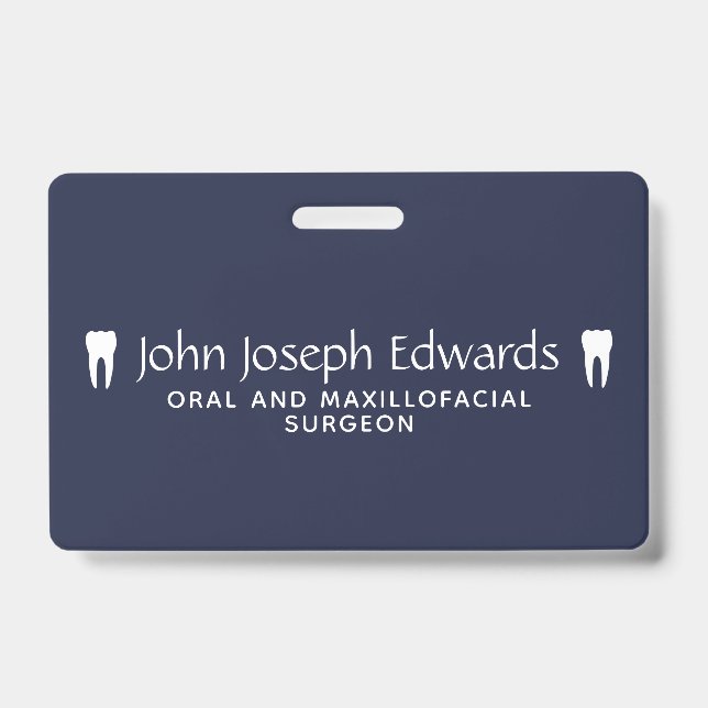 Dental Staff Badge (Front)