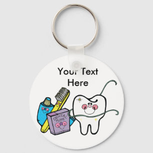 Dental Stuff for Dentist Day March 6th Keychain