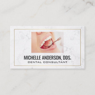 Dental Teeth Cleaning   Session Business Card