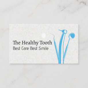 Dental Teeth Cleaning Tools   Health  Business Card