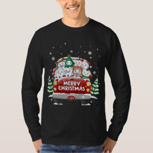 Dental Teeth Merry Christmas Red Truck Dentist Chr T-Shirt