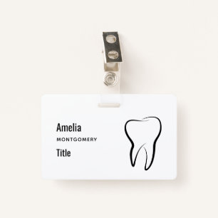 Dental Tooth Dentistry Clinic Medical Badge