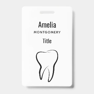 Dental Tooth Dentistry Clinic Medical Badge