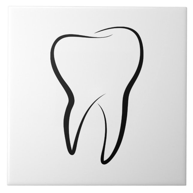Dental Tooth Dentistry Clinic Medical Tile (Front)