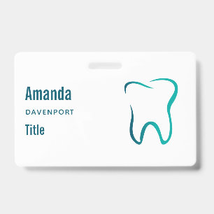 Dental Tooth Dentistry Medical Image Badge