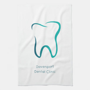 Dental Tooth Dentistry Medical Image Kitchen Towel