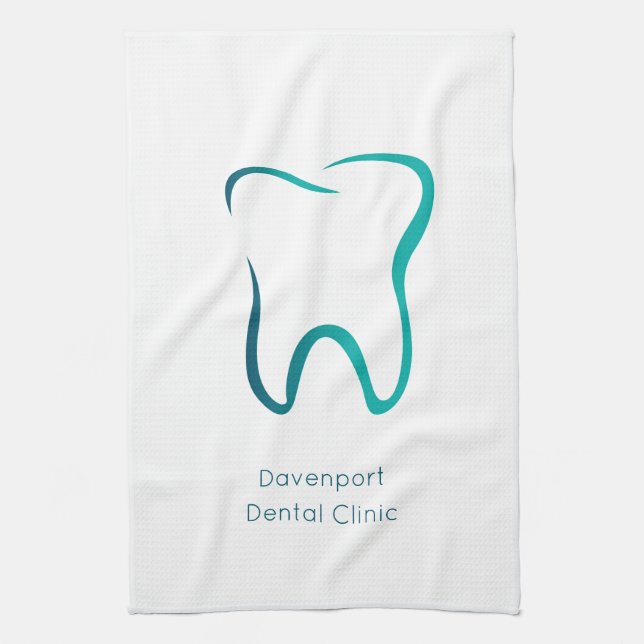 Dental Tooth Dentistry Medical Image Kitchen Towel (Vertical)