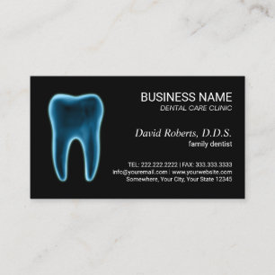 Dental Xray Tooth Dentist Clinic Appointment Card
