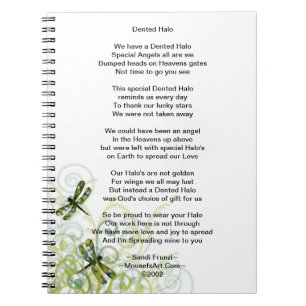 Dented Halo Poem Brain Surgery Survivor Notebook