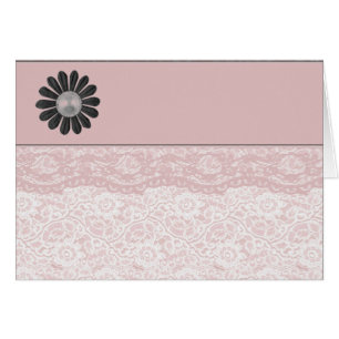 Dentelle assez rose