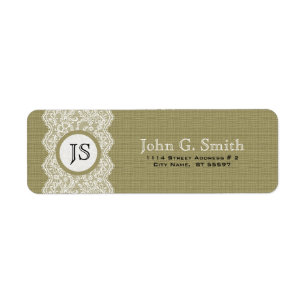 Dentelle blanche et laque de lin beige naturel Tex