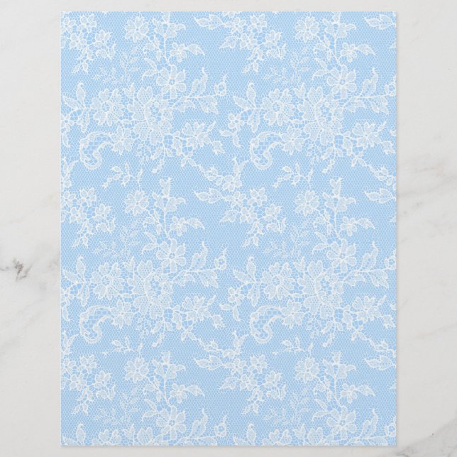 Dentelle blanche sur papier papier à papier pour s (Devant)