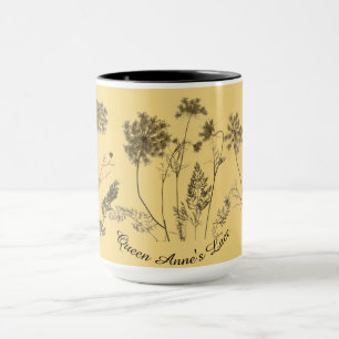 Dentelle de la reine Anne sur une Mug Combo (15 oz