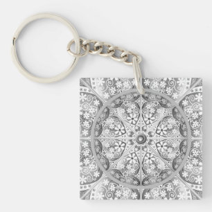 Dentelle en céramique Gris