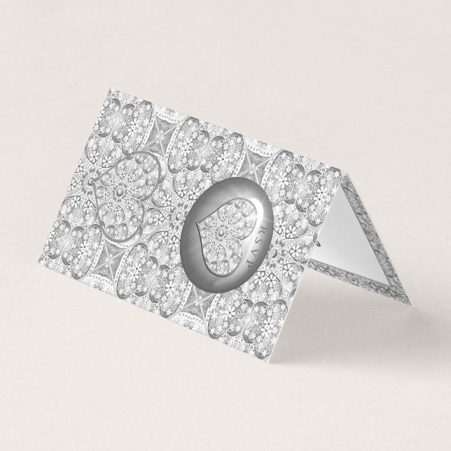 Dentelle en céramique Gris (Front)