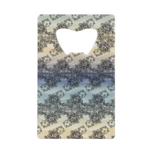 Dentelle noire au-dessus de douces vagues Pastel