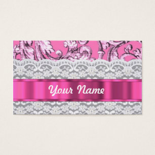 Dentelle rose fleurie motif