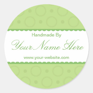 Dentelle Verte Faite À La Main Par Stickers Person