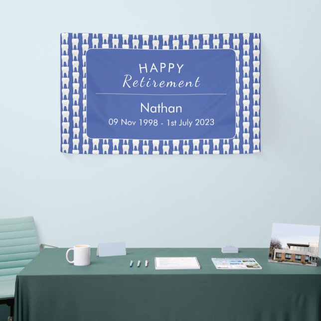 Dentist and Orthodontist Retirement Banner (Tradeshow)