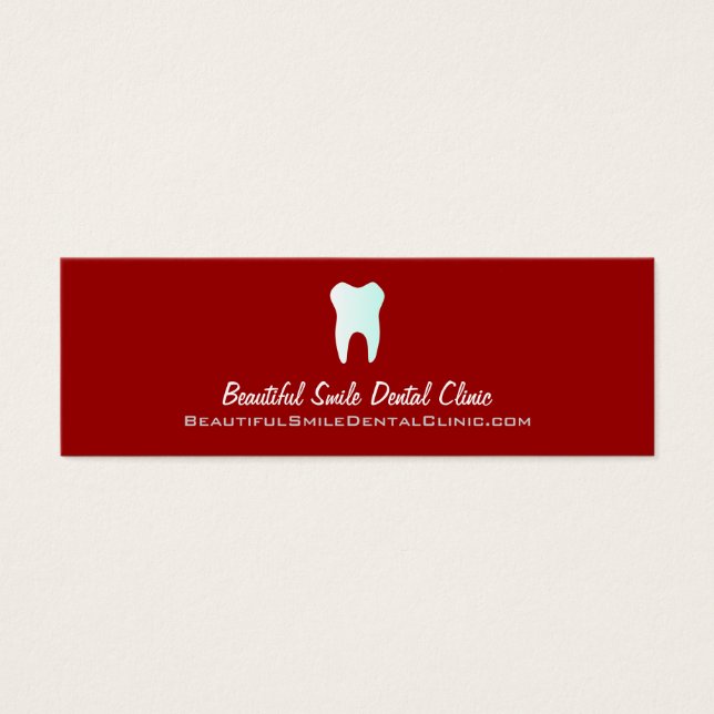 Dentist Appointment Cards- Colour changeable (Front)