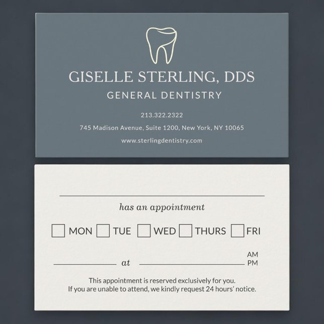 Dentist Appointment Reminder Card (Creator Uploaded)