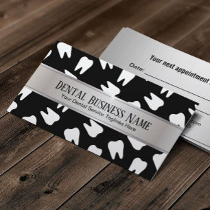 Dentist Appointment Reminder Professional Dental Card
