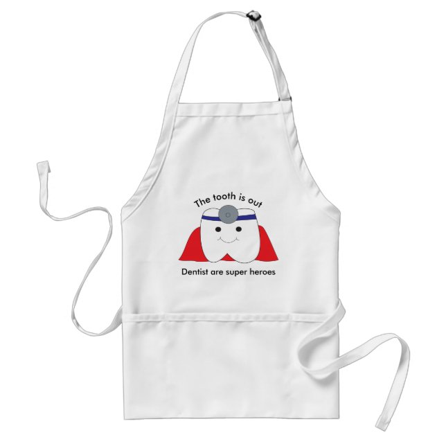 Dentist Are Super Heroes Customize Standard Apron (Front)