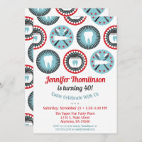 Dentist Birthday Invitation Dental Hygienist Party