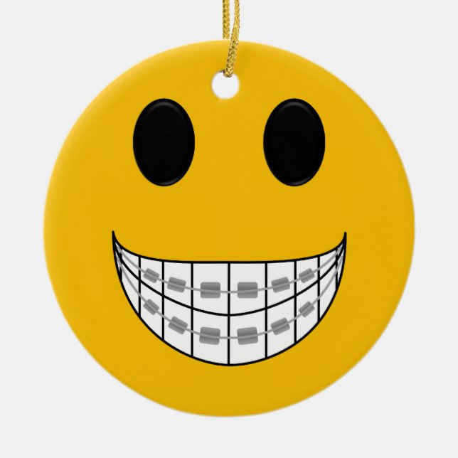 Dentist Braces Ornament (Front)