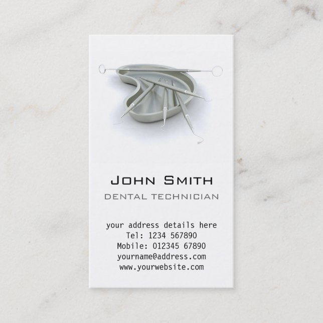 Dentist Business Card (Front)