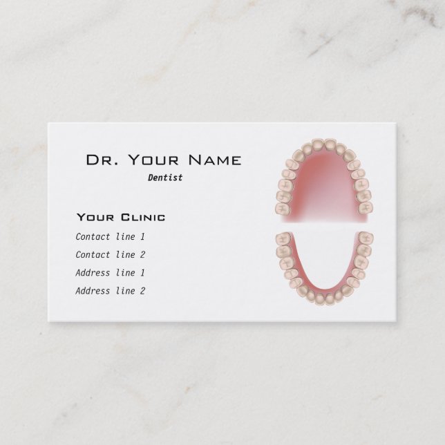 Dentist Business Card (Front)