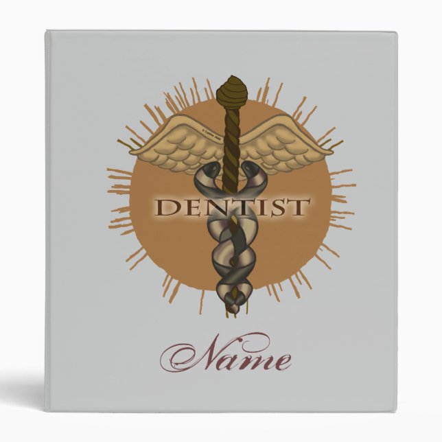 Dentist caduceus  binder (Front)