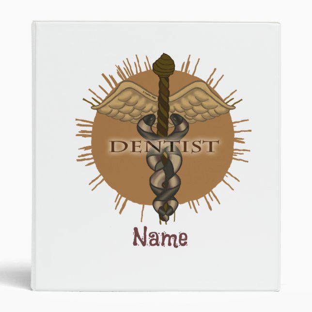 Dentist caduceus  binder (Front)