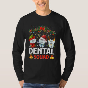 Dentist Christmas Dental Squad Funny Xmas Costume T-Shirt