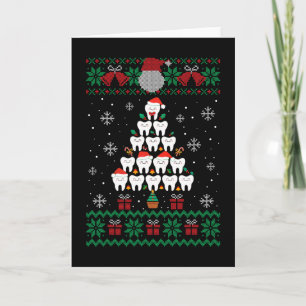 Dentist Christmas Shirt Dentist Tree Dental Oh Den Card