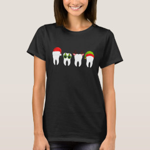 Dentist Christmas tooth Funny Dental gift with Xma T-Shirt